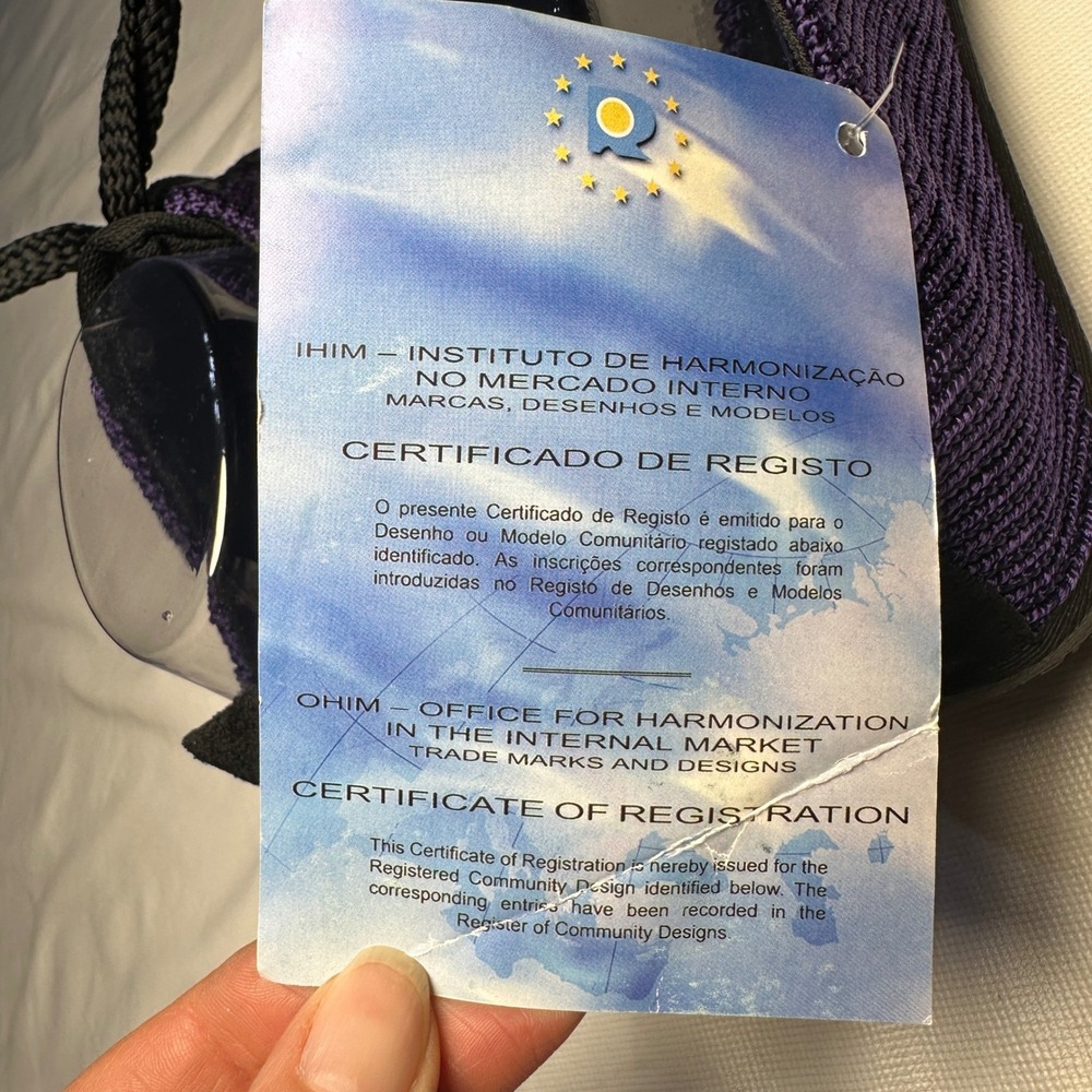 Arcopedico LS Knit Sneaker Women 39 US 8-8.5 Purple Walking Shoes Comfort Travel - Picture 10 of 12